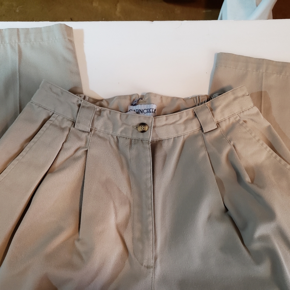 Cabin creek khaki pants, size 12P